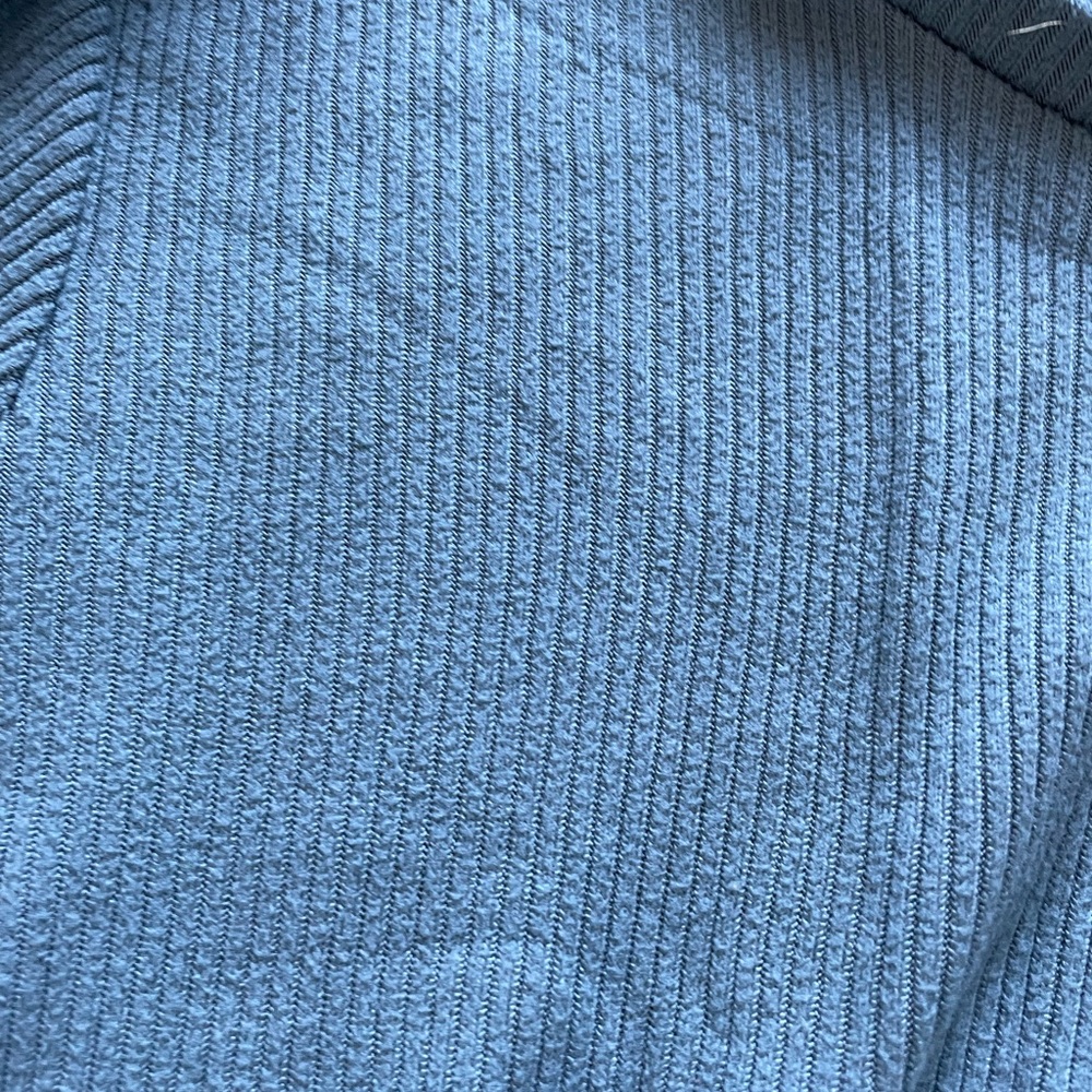 American Eagle Soft Green Ribbed Top - Picture 2 of 4